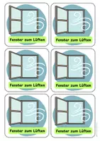 Vorschau - Bildkarten - Klassenraum organisieren - Fensterschilder Pflanzen/Lüften - Seite 3