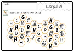 Vista previa - Hojas de trabajo - LETRAS H-J-K-L-M - página 2