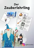Vorschau - Unterrichtsreihen - Der Zauberlehrling: Literaturprojekt - Deckblatt