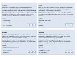 Vorschau - Merkblätter - Stilmittel / Rhetorische Mittel und deren Wirkung - Lernkartei - Seite 2