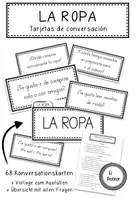 Vorschau - Arbeitsblätter - “La ropa” - Sprechanlässe zum Thema Kleidung - Seite 1