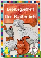 Vorschau - Unterrichtsreihen - Leseprojekt "Der Blätterdieb" - jahrgangsübergreifende Arbeitsblätter - Deckblatt