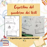 anteprima - Flashcard - Copertina quaderno dei testi - Pagina di copertina