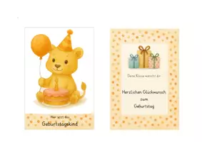 Vorschau - Bildkarten - Löwenklasse Geburtstag-Schilder-Gutscheine - Seite 2