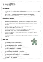 Vorschau - Arbeitsblätter - to analyse, to compare, to contrast, to explain/illustrate, helpful phrases, skill files - Seite 1