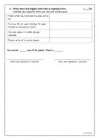 Vorschau - Test - Vocabulary Test - Friends (Orange Line 2) - Seite 2
