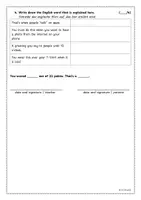 Vorschau - Test - Vocabulary Test - In the news (Orange Line 2) - Seite 2