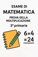 anteprima - Compiti in classe/Test - Matematica: Prova della moltiplicazione - Pagina di copertina