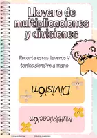 Vista previa - Hojas de trabajo - CUADERNO REPASO MULTIPLICACIONES Y DIVISIONES - página 3