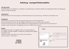 Vorschau - Spiele - Spiel: Lesespiel / Beobachtungsspiel - Kettenreaktion 2.0 - Seite 1