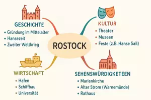 Vorschau - Arbeitsblätter - Arbeitsblätter zum Thema "Rostock" + Lösung & MP3 + Mindmap + Infografik - Seite 2