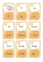 Vorschau - Arbeitsblätter - Materialpaket "Ich habe, wer hat..? Buchstaben D, W, ie, F, au - Seite 2