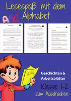 Vorschau - Unterrichtsreihen - Lesespaß mit dem Alphabet - Geschichten & Arbeitsblätter - Deckblatt