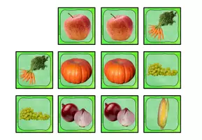 Vorschau - Stationenlernen - Herbst Obst & Gemüse Klasse 1-2 – Erntezeit ZUORDNUNGSSPIEL - Seite 2