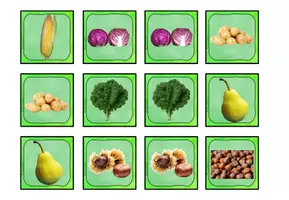 Vorschau - Stationenlernen - Herbst Obst & Gemüse Klasse 1-2 – Erntezeit ZUORDNUNGSSPIEL - Seite 3