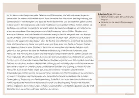 Vorschau - Stundenentwürfe - Aufklärung | Kant und Gewaltenteilung Klasse 7/8 - Seite 1