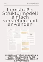 Vorschau - Arbeitsblätter - Lernstraße Strukturmodell (EinSTEP) – Komplettpaket mit Fallbeispiel & Arbeitsblättern“ - Deckblatt
