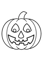 Vista previa - Manualidades / Dibujos para colorear - HALLOWEEN Plantilla para pintar y manualidades, cara de calabaza - página 2