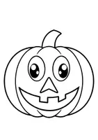 Vista previa - Manualidades / Dibujos para colorear - HALLOWEEN Plantilla para pintar y manualidades, cara de calabaza - página 3