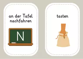 Vorschau - Stationenlernen - Buchstabenweg-Stationenschilder-Anfangsunterricht - Seite 1