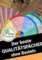 Vorschau - Merkblätter - Qualitätsfächer - ohne Basteln - einfach Ausdrucken - Schülerwarentest in AES - Lebensmittel bewerten - Deckblatt