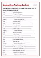 Vorschau - Arbeitsblätter - Zeitformen: Arbeitsblatt Perfekt dreifach differenziert - Seite 3
