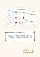 Vorschau - Arbeitsblätter - Waldtagebuch für Projekte und Ausflüge - Deckblatt