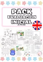 Vista previa - Hojas de trabajo - INITIAL ASSESSMENT WORKSHEETS PACK (EVALUACIÓN INICIAL) - Portada