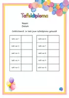 Voorbeeld - Juf Larissa - Tafeldiploma - Pagina 2