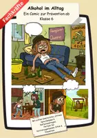 Vorschau - Stationenlernen - Alkohol Sucht Comic Gefühle Materialpaket Klasse 6,7,8,9,10 - Seite 1