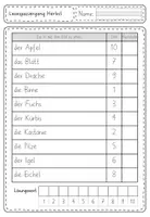 Vorschau - Arbeitsblätter - Lesespaziergang Herbst - Differenziert - Wörter & Sätze lesen - Seite 2