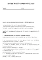 anteprima - Compiti in classe/Test - La personificazione - Pagina 1