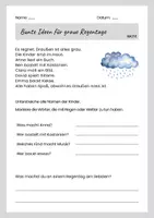 Vorschau - Arbeitsblätter - Bunte Ideen für graue Regentage - Seite 1