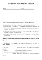 anteprima - Compiti in classe/Test - I pronomi indefiniti - Pagina 1