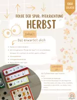 Vorschau - Spiele - Folge der Spur Herbst - Pfeilrichtung folgen - Deckblatt