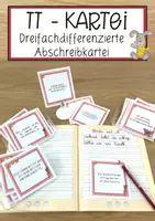 Vorschau - Anderer Materialtyp - TT – Kartei Dreifachdifferenzierte Abschreibkartei - Deckblatt