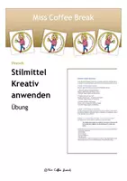Vorschau - Arbeitsblätter - Stilmittel kreativ anwenden - Übung (FREEBIE) - Deckblatt