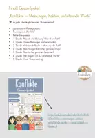 Vorschau - Arbeitsblätter - Konflikte - Meinungen, Fakten, verletzende Worte - GESAMTPAKET - Klasse 3 - Seite 2