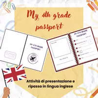 anteprima - Esercizi - Passaporto inglese classe quarta - Pagina di copertina