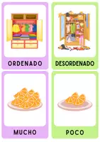 Vista previa - Tarjetas / Manipulativos - Flashcards de opuestos para estimular el lenguaje - página 2