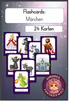 Vorschau - Poster - Märchen Bildkarten (Nomen mit Artikel) Flashcards - Deckblatt