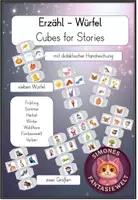 Vorschau - Spiele - Erzähl- Würfel, Geschichtenwürfel , Cubes for Stories Materialpaket - Seite 1