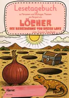 Vorschau - Unterrichtsreihen - Lesetagebuch zu Personen & wichtigen Themen am Beispiel von LÖCHER - Die Geheimnisse von Green Lake - Deckblatt