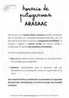 Vista previa - Hojas de trabajo - HORARIO PICTOGRAMAS - página 1