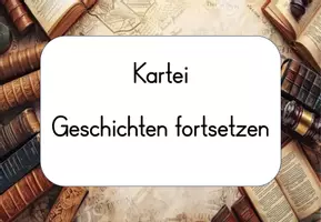 Vorschau - Arbeitsblätter - Kreatives Schreiben: Geschichten fortsetzen Kartei + Schreibblätter - Seite 2