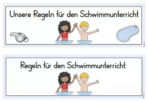 Vorschau - Poster - Schwimmen - Schwimmregeln für den Schwimmunterricht - Seite 2