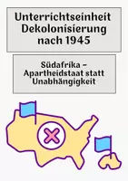 Vorschau - Arbeitsblätter - Südafrika – Apartheidstaat statt Unabhängigkeit - Deckblatt