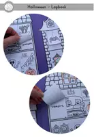 Vorschau - Arbeitsblätter - Halloween Lapbook Arbeitsblätter Bildkarten - Englisch - Seite 2