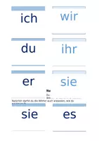 Vorschau - Präsentationen/Tafelbilder - Personalformen und Verb-Endungen - Seite 3