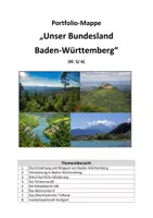 Vorschau - Aufgabenkarten - Portfolio: Unser Bundesland Baden-Württemberg - Seite 2